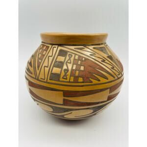Santos Ortiz & Bertha Chacon Signed Mata Ortiz Pottery Vase